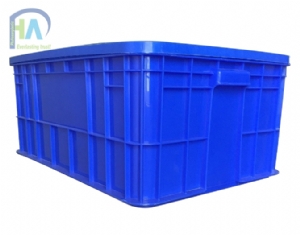 Thùng nhựa đặc cao 250 mm có nắp